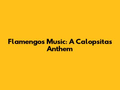 Flamengo's Music: A Calopsita's Anthem