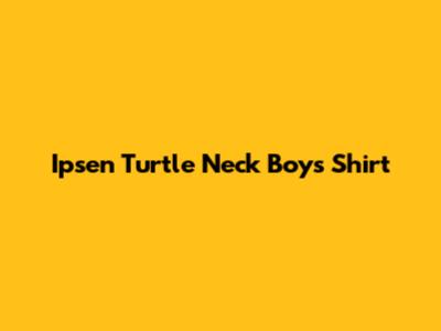 Ipsen Turtle Neck Boys' Shirt