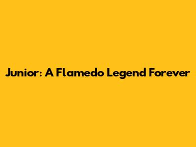 Junior: A Flamedo Legend Forever