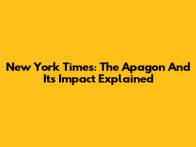 New York Times: The Apagon And Its Impact Explained