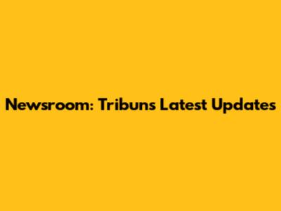 Newsroom: Tribun's Latest Updates
