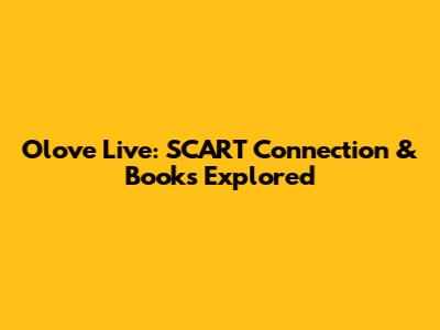 Olove Live: SCART Connection & Books Explored