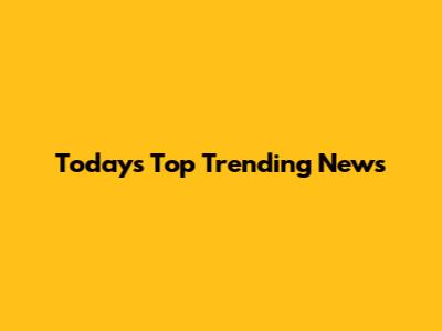 Today's Top Trending News