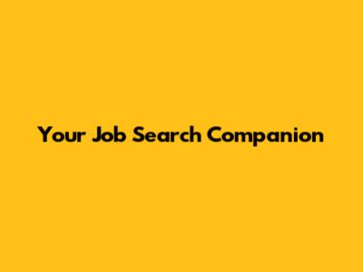 Your Job Search Companion